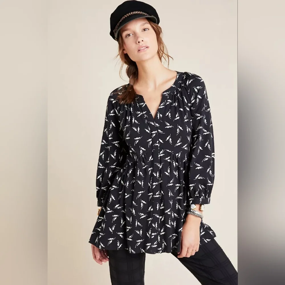 {Anthropologie} Maeve Winona Babydoll Tunic - Picture 1 of 12